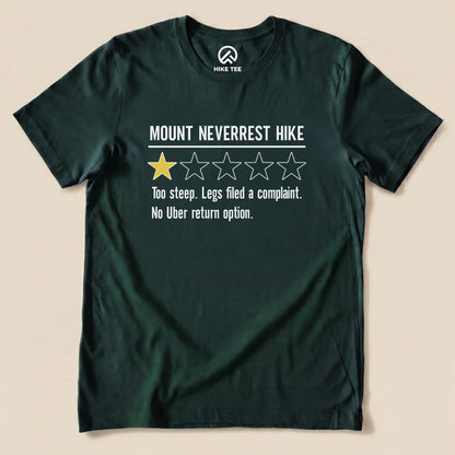 Mount Neverrest Review Shirt Hike Tee T-Shirt Forest / S