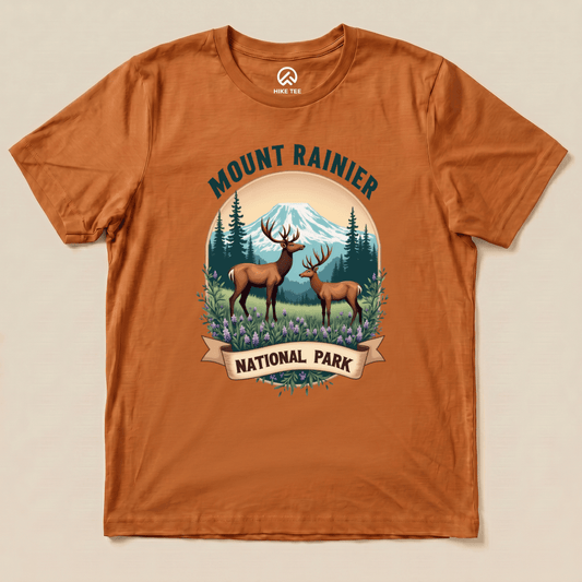 Hike Tee T-Shirt Autumn / S Mount Rainier Deer Shirt