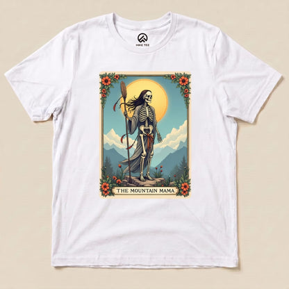 Mountain Mama Tarrot Card Shirt Printify T-Shirt White / S