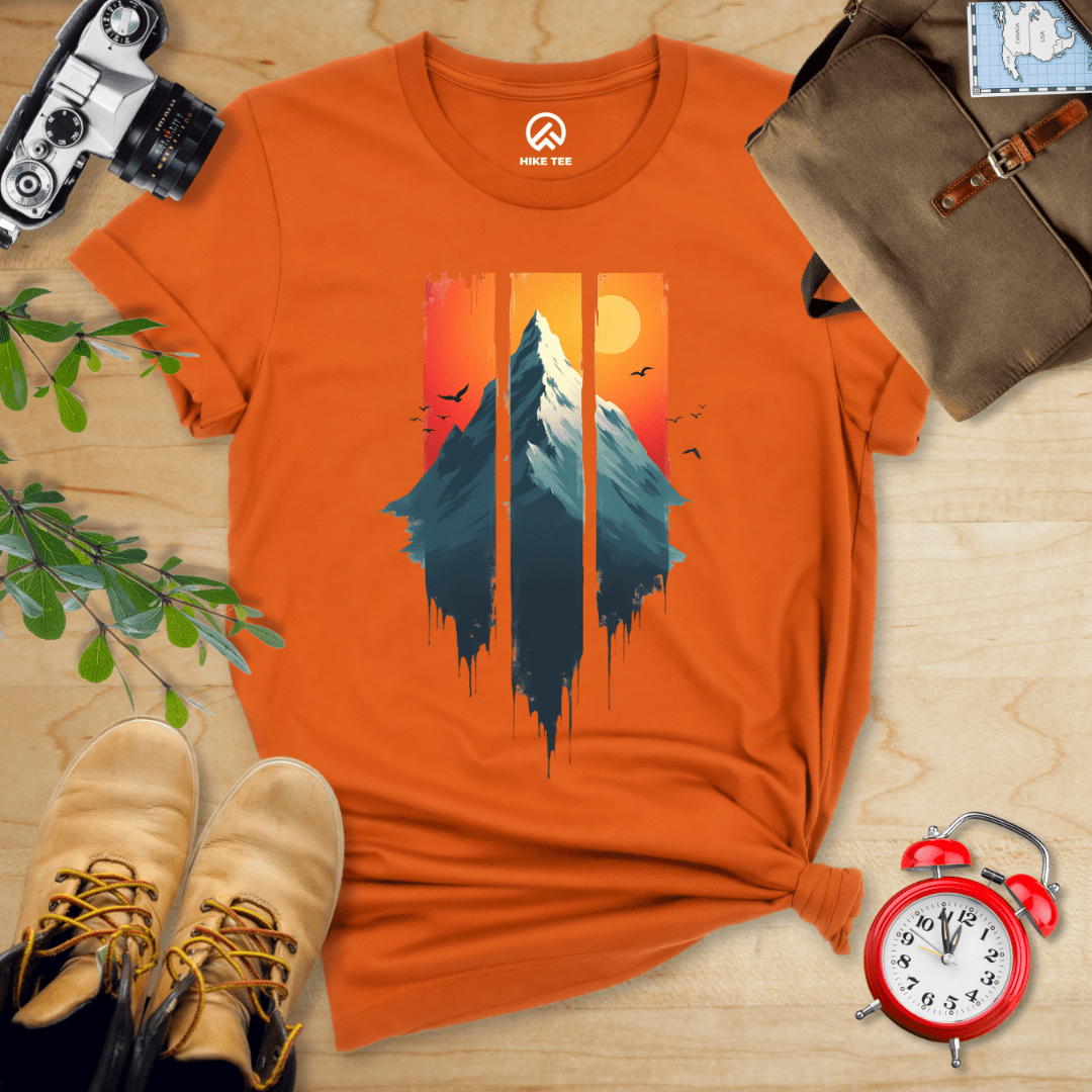 Hike Tee T-Shirt Autumn / S Mountain Sunset Shirt