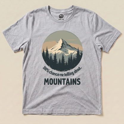 Hike Tee T-Shirt Athletic Heather / S Mountains Are Calling Shirt