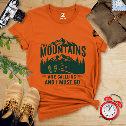 Hike Tee T-Shirt Autumn / S Mountains Are Calling Shirt
