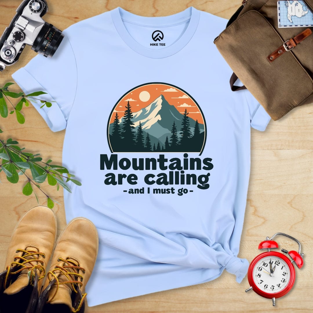Hike Tee T-Shirt Baby Blue / S Mountains are Calling Shirt