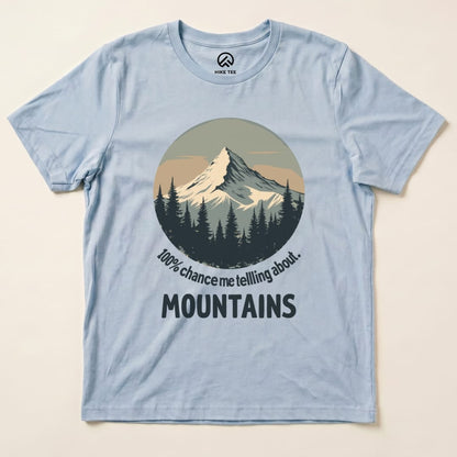 Hike Tee T-Shirt Baby Blue / S Mountains Are Calling Shirt