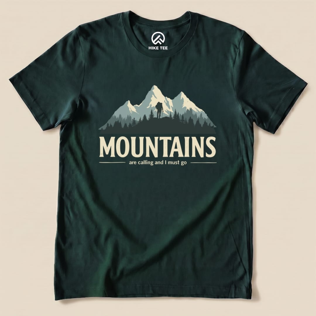 Hike Tee T-Shirt Forest / S Mountains Are Calling Shirt