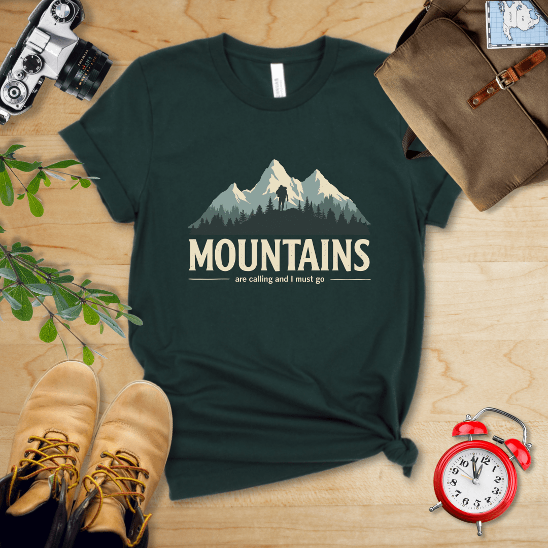 Printify T-Shirt Forest / S Mountains Are Calling Shirt