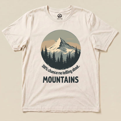 Hike Tee T-Shirt Natural / S Mountains Are Calling Shirt