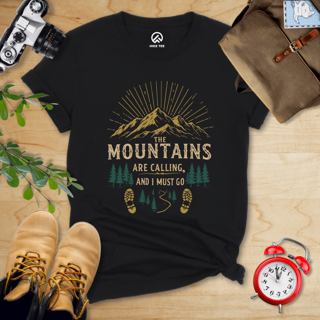 Hike Tee T-Shirt Black / S Mountains Calling Shirt
