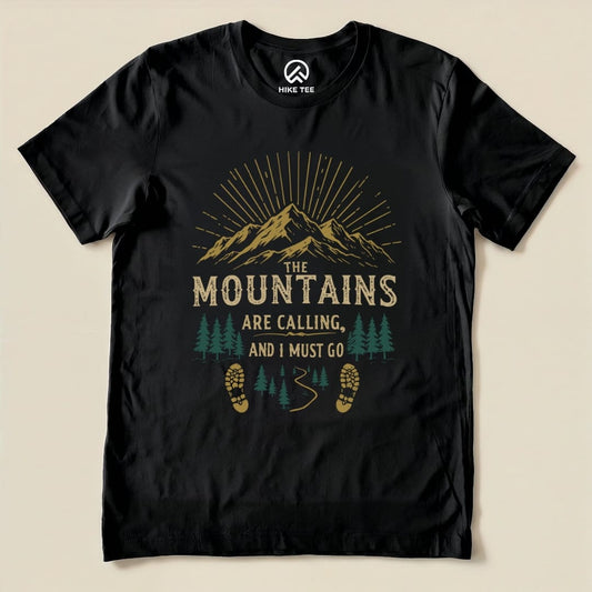 Hike Tee T-Shirt Black / S Mountains Calling Shirt
