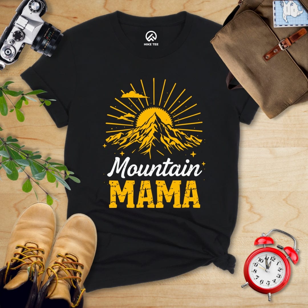 Hike Tee T-Shirt Black / S Mountains Mama