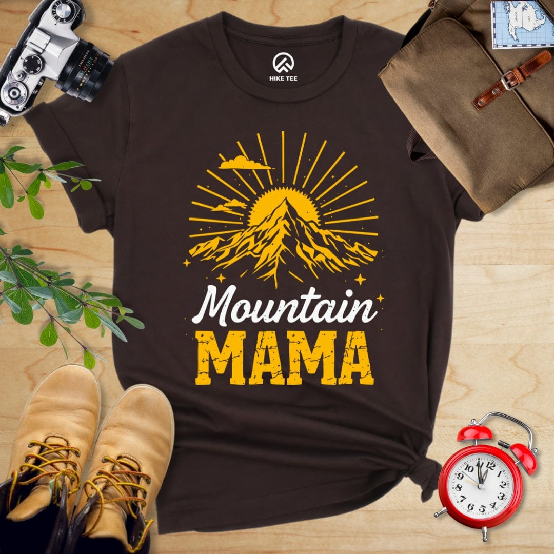 Hike Tee T-Shirt Brown / S Mountains Mama