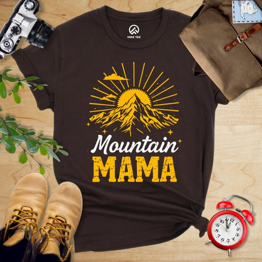 Hike Tee T-Shirt Brown / S Mountains Mama