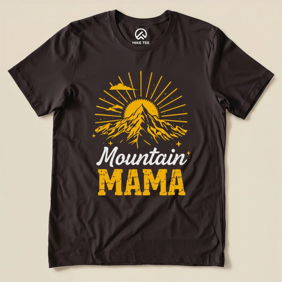 Hike Tee T-Shirt Brown / S Mountains Mama