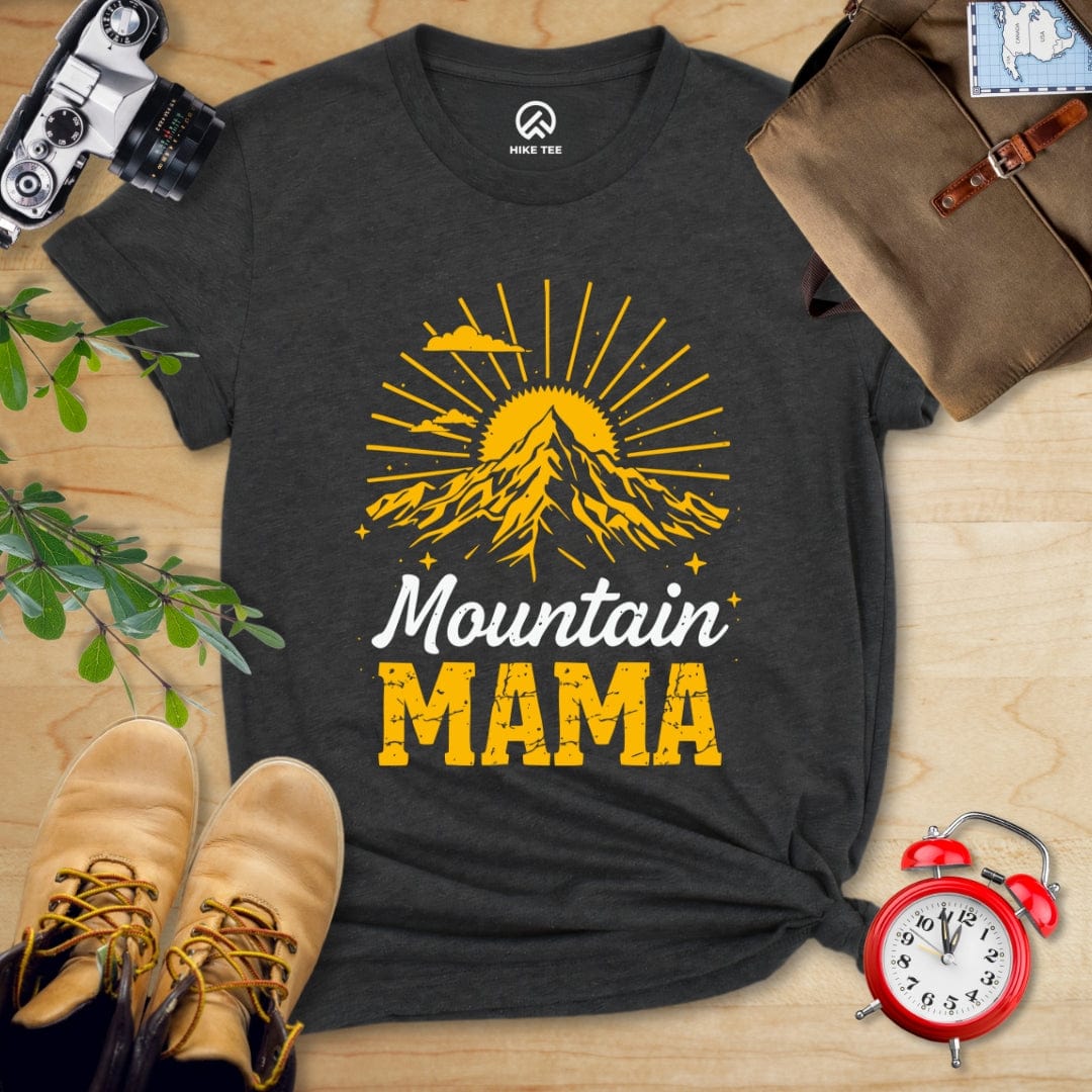 Hike Tee T-Shirt Dark Grey Heather / S Mountains Mama