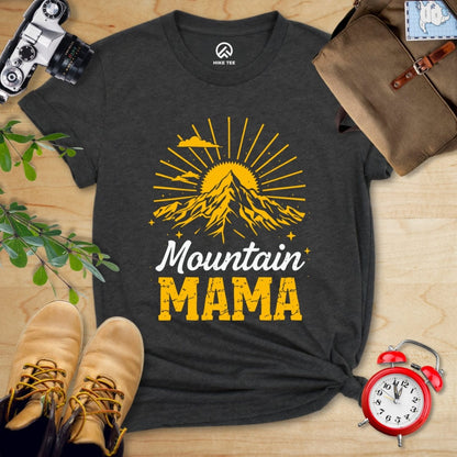 Hike Tee T-Shirt Dark Grey Heather / S Mountains Mama