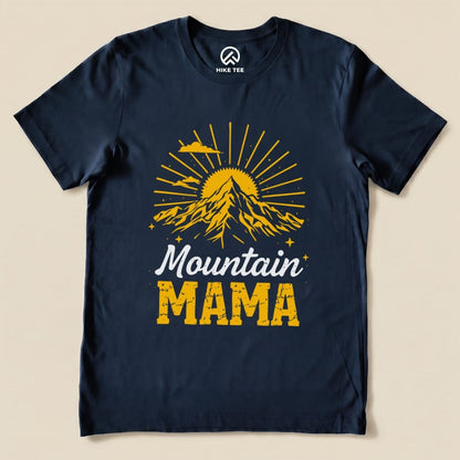 Hike Tee T-Shirt Navy / S Mountains Mama