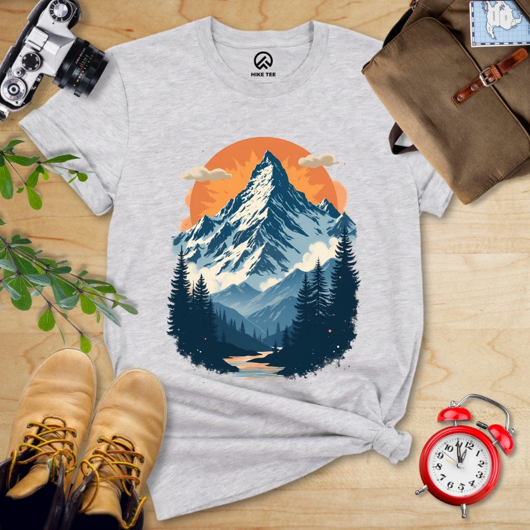 Hike Tee T-Shirt Athletic Heather / S Mountains Shirt