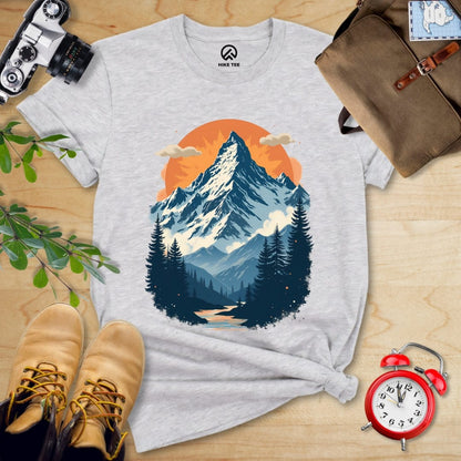 Hike Tee T-Shirt Athletic Heather / S Mountains Shirt