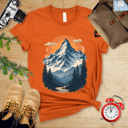 Printify T-Shirt Autumn / S Mountains Shirt