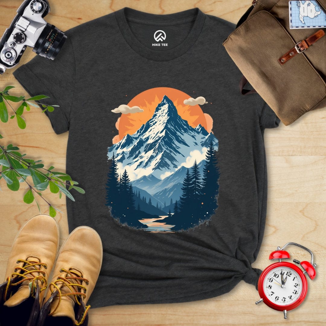 Hike Tee T-Shirt Dark Grey Heather / S Mountains Shirt