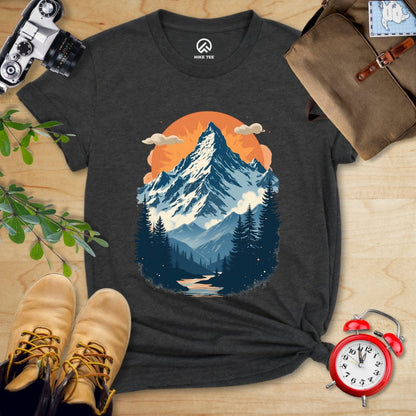 Hike Tee T-Shirt Dark Grey Heather / S Mountains Shirt