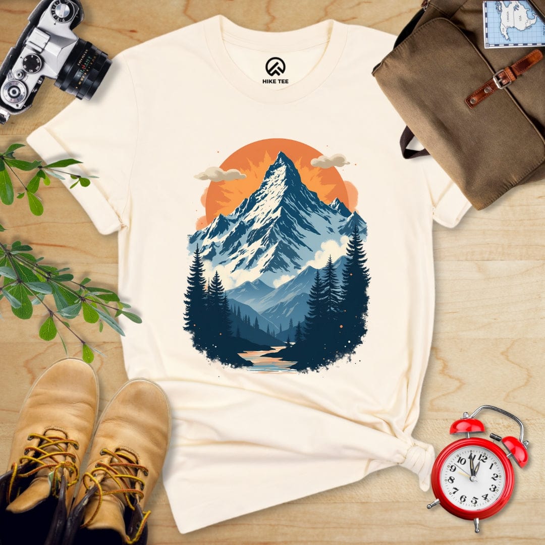 Hike Tee T-Shirt Natural / S Mountains Shirt