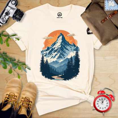 Hike Tee T-Shirt Natural / S Mountains Shirt