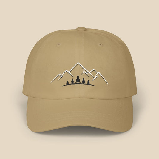 Mountians Cap Hike Tee Hats Khaki
