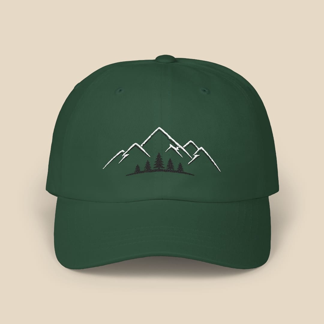 Mountians Cap Hike Tee Hats Spruce