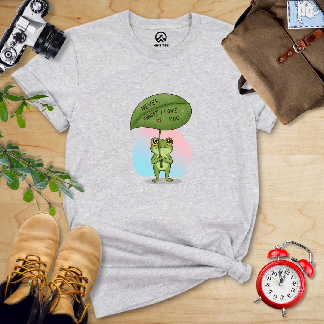 Hike Tee T-Shirt Athletic Heather / S Never Froget I Love You Shirt