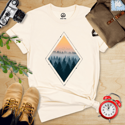 Hike Tee T-Shirt Natural / S Nostalgic Forest Shirt
