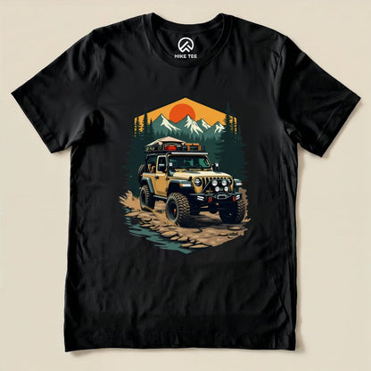 Off-Road Expedition Shirt Hike Tee T-Shirt Black / S