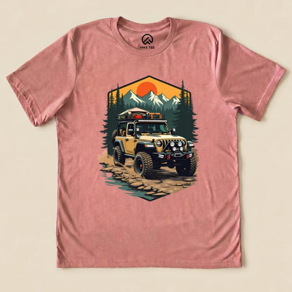 Off-Road Expedition Shirt Hike Tee T-Shirt Heather Mauve / S