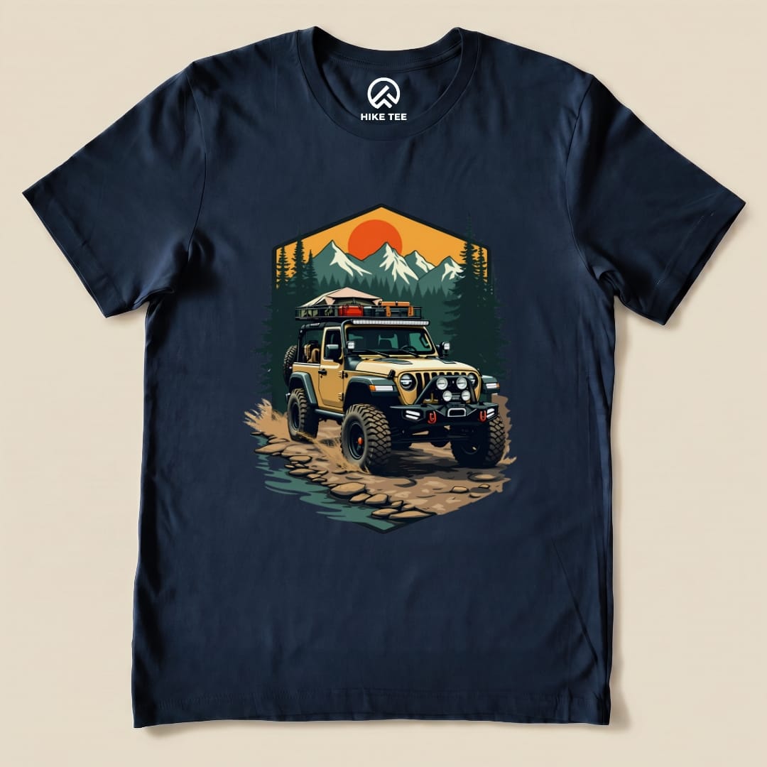 Off-Road Expedition Shirt Hike Tee T-Shirt Navy / S