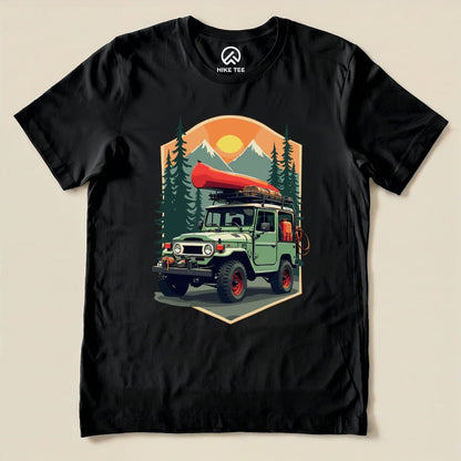 Offroad Adventure Shirt Hike Tee T-Shirt Black / S