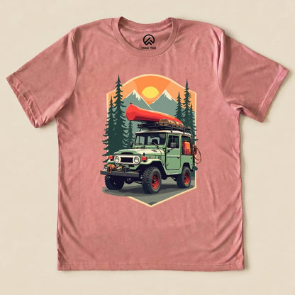 Offroad Adventure Shirt Hike Tee T-Shirt Heather Mauve / S
