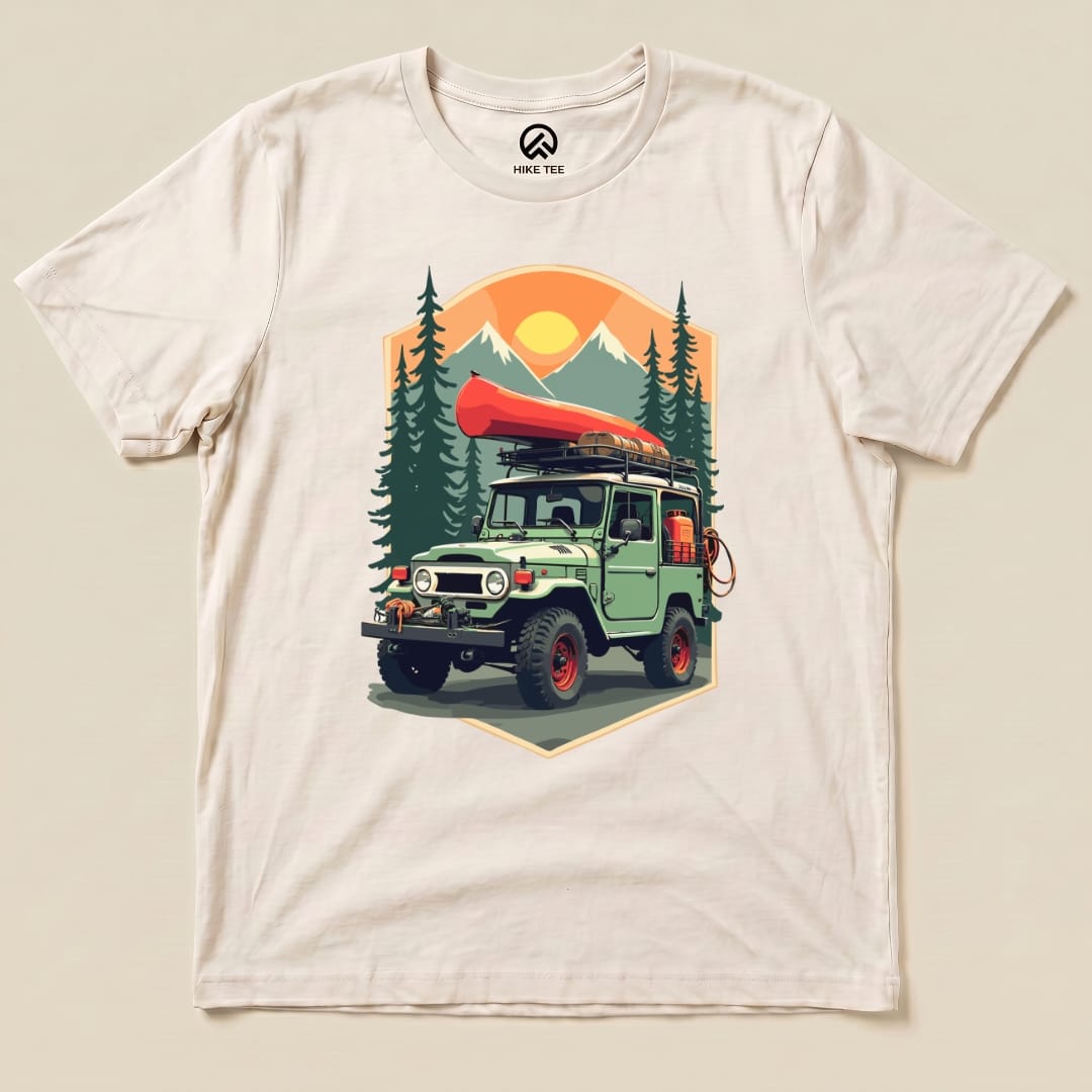 Offroad Adventure Shirt Hike Tee T-Shirt Natural / S