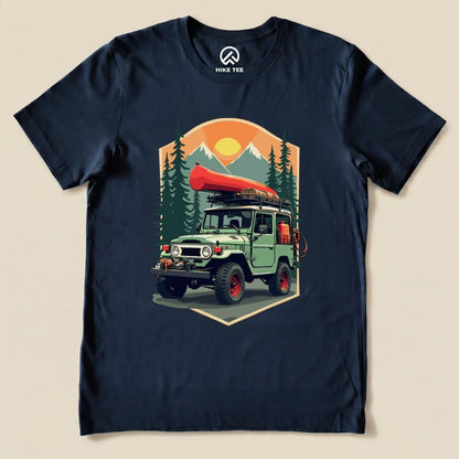 Offroad Adventure Shirt Hike Tee T-Shirt Navy / S