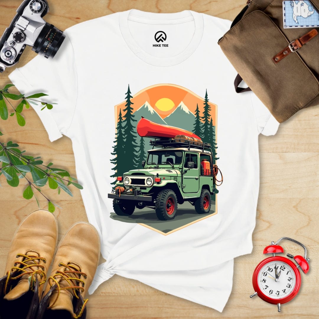 Hike Tee T-Shirt White / S Offroad Adventure Shirt