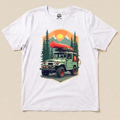Offroad Adventure Shirt Hike Tee T-Shirt White / S