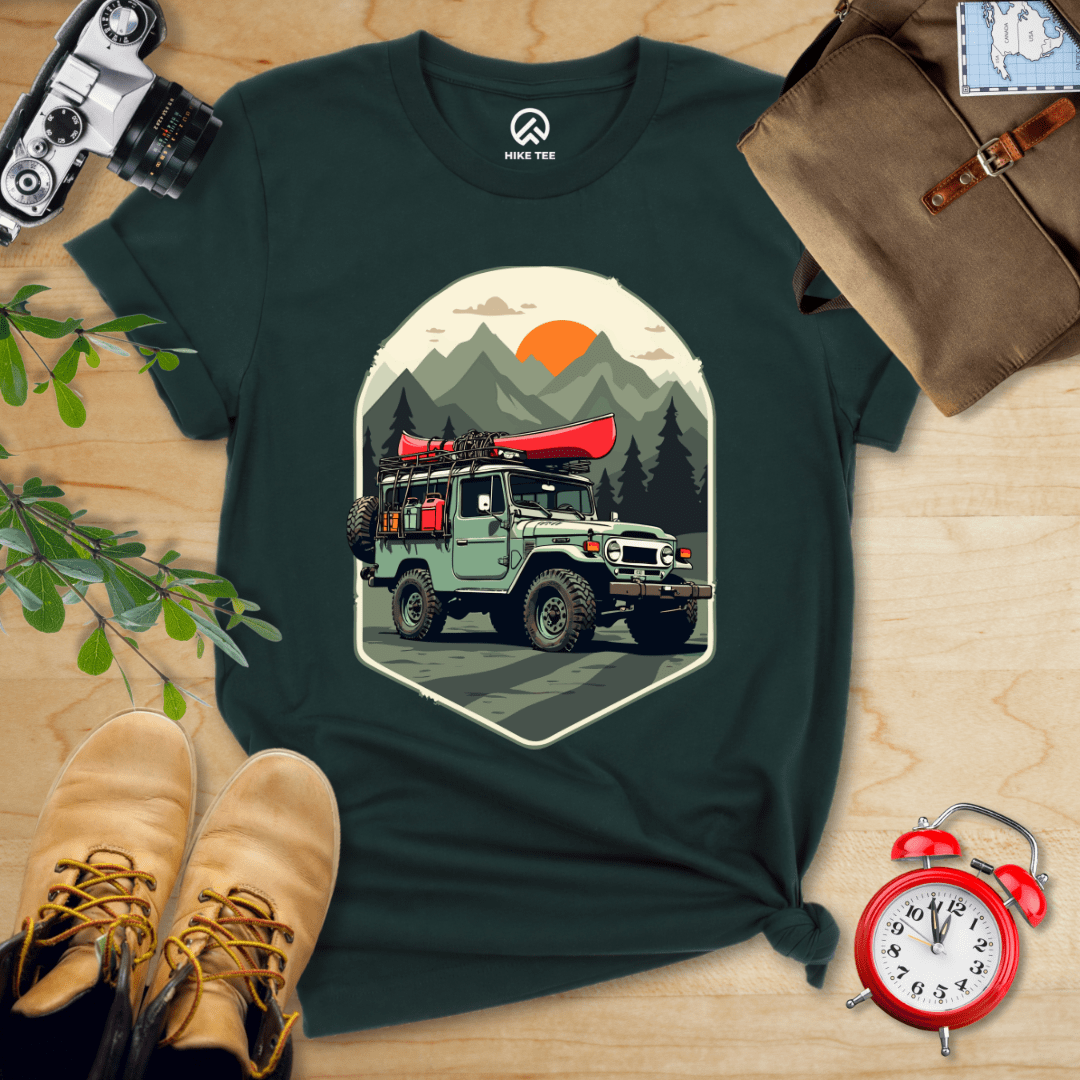 Hike Tee T-Shirt Forest / S Offroad with Canoe Shirt