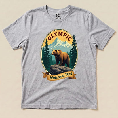 Hike Tee T-Shirt Athletic Heather / S Olympic Bear Shirt