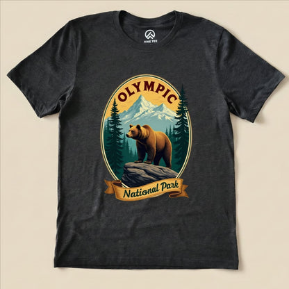Hike Tee T-Shirt Dark Grey Heather / S Olympic Bear Shirt