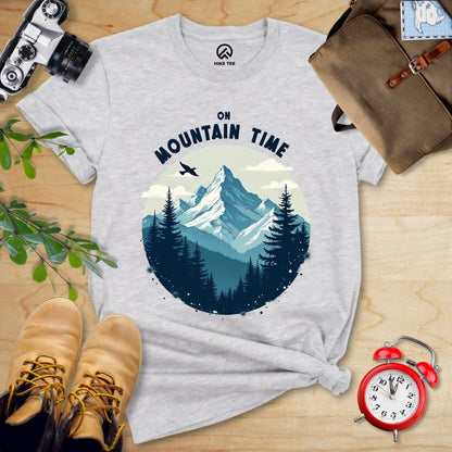 Hike Tee T-Shirt Athletic Heather / S On Mountain Time Shirt