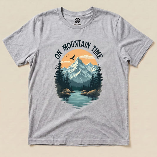 On Mountain Time Shirt Hike Tee T-Shirt Athletic Heather / S
