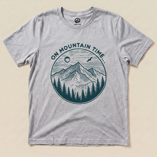On Mountain Time Shirt Hike Tee T-Shirt Athletic Heather / S