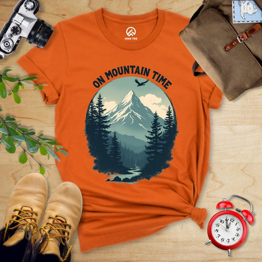 Printify T-Shirt Autumn / S On Mountain Time Shirt