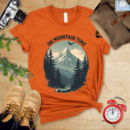 Printify T-Shirt Autumn / S On Mountain Time Shirt