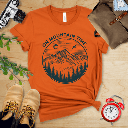 Printify T-Shirt Autumn / S On Mountain Time Shirt