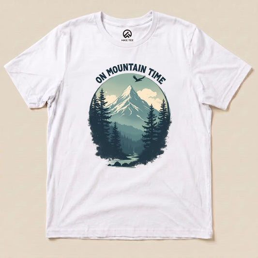 On Mountain Time Shirt Hike Tee T-Shirt White / S